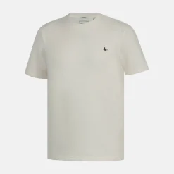 Men's JW Bubble Texture Cotton Short Sleeve Crew Neck Oversized T-Shirt