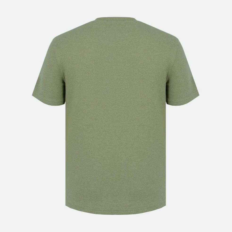 Men's JW Bubble Texture Cotton Short Sleeve Crew Neck Oversized T-Shirt