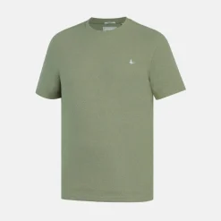 Men's JW Bubble Texture Cotton Short Sleeve Crew Neck Oversized T-Shirt