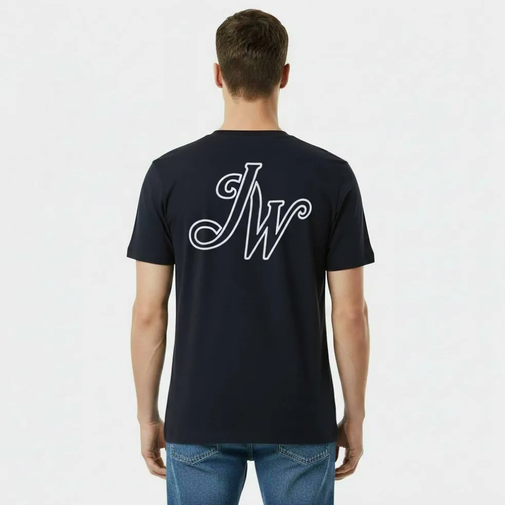 Men's JW Script Initial Regular Fit T-Shirt