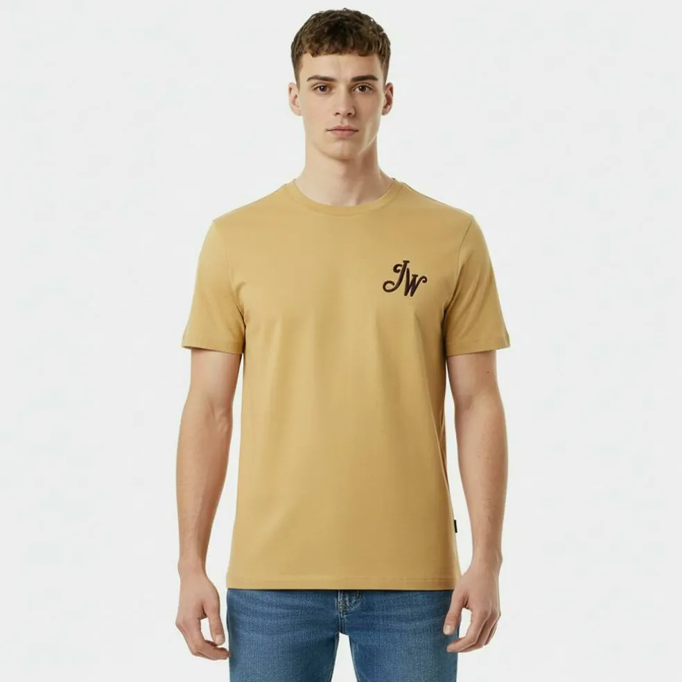 Men's JW Script Initial Regular Fit T-Shirt