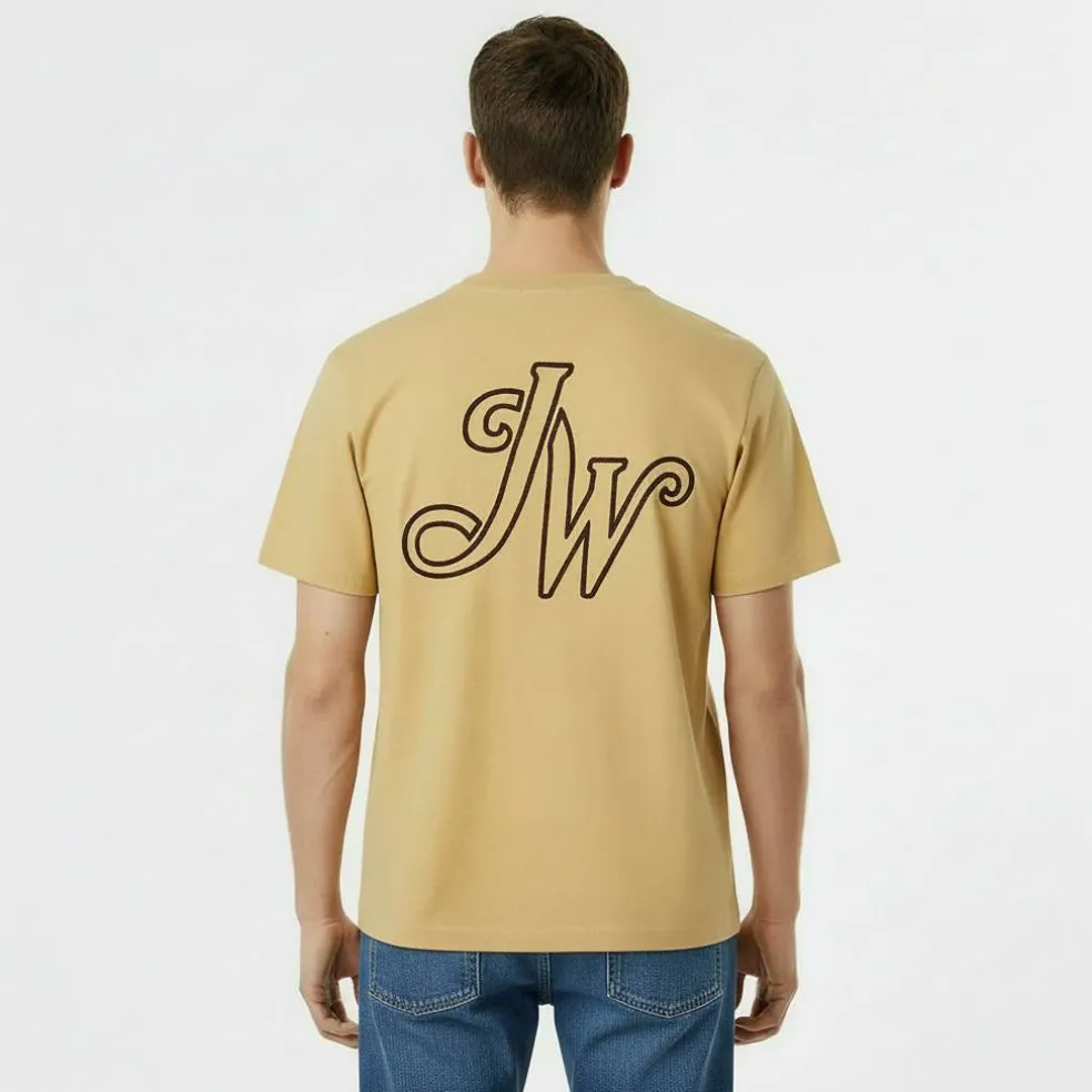 Men's JW Script Initial Regular Fit T-Shirt