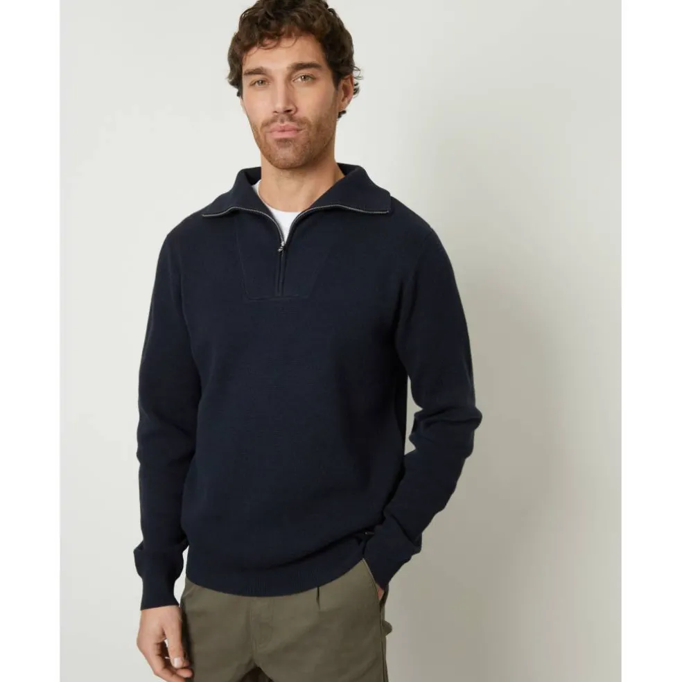 Men's Kamrul Quarter Zip Knitted Jumper