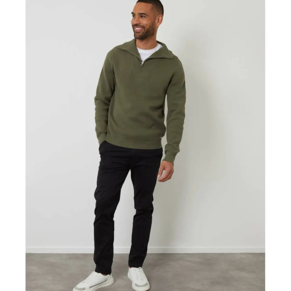 Men's Kamrul Quarter Zip Knitted Jumper