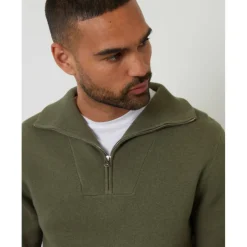 Men's Kamrul Quarter Zip Knitted Jumper