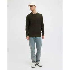 Men's Knitted Crew Neck Jumper
