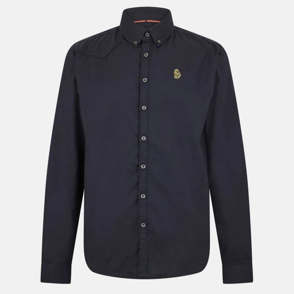Men's Long-Sleeve Oxford Shirt