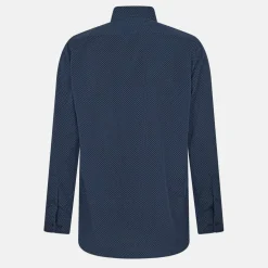 Men's Long-Sleeve Patterned Shirt