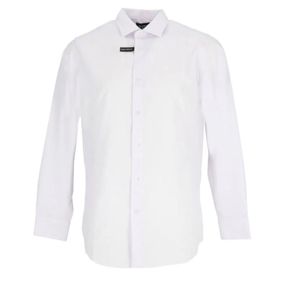 Men's Long-Sleeve Patterned Shirt