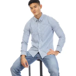Men's Long Sleeve Plain Shirt