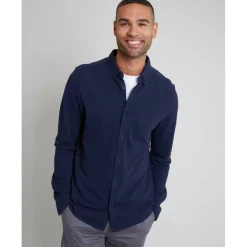 Men's Long-Sleeve Plain Shirt