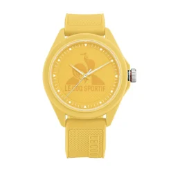 Men's Monochrome Yellow Plastic Strap Digital Watch