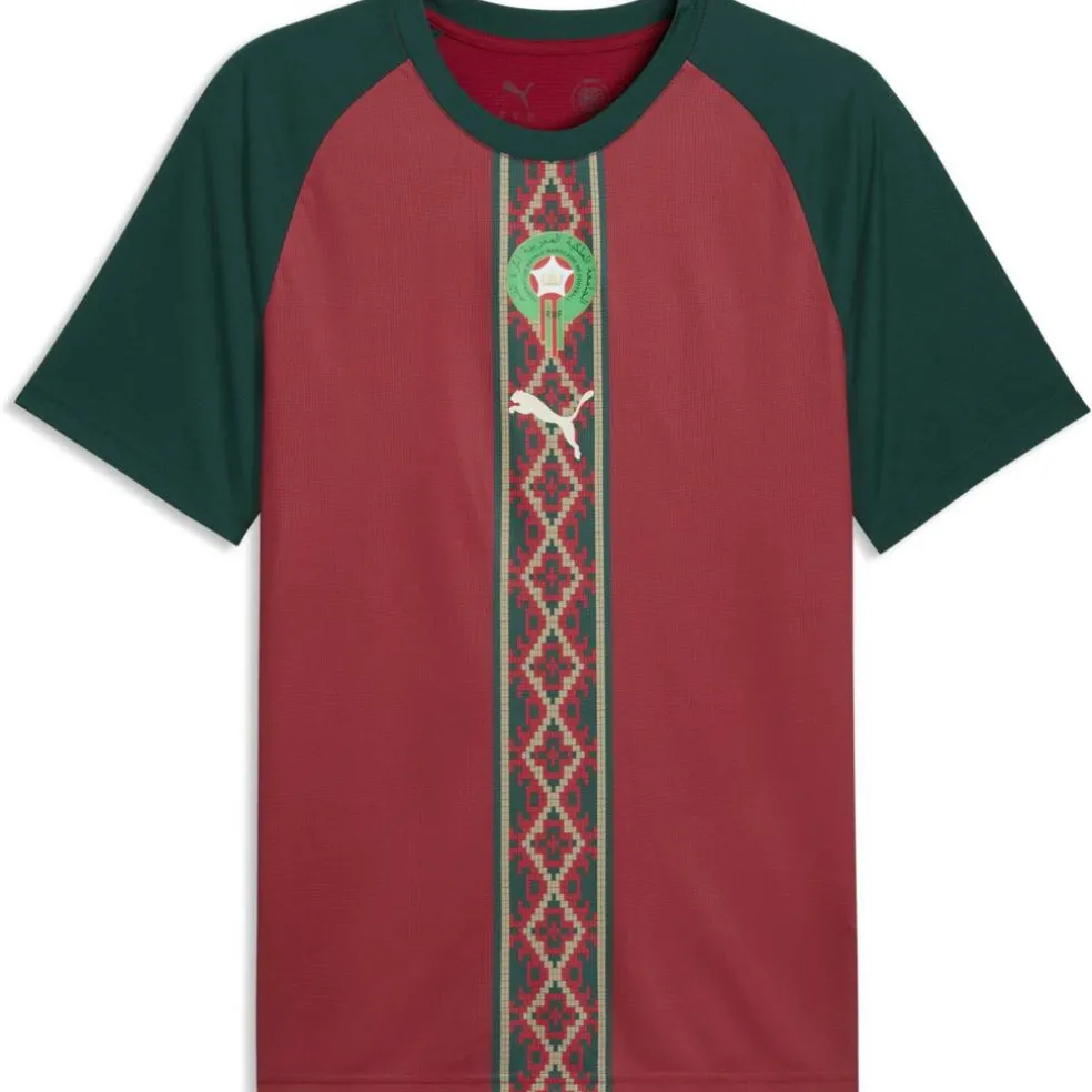 Mens Morocco Warm-Up Shirt World Cup 2026