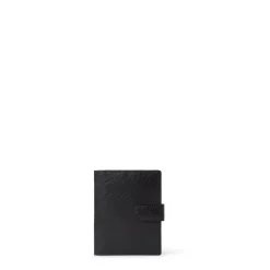 Men's Passport Holder Leather Embossed Billfold Wallet