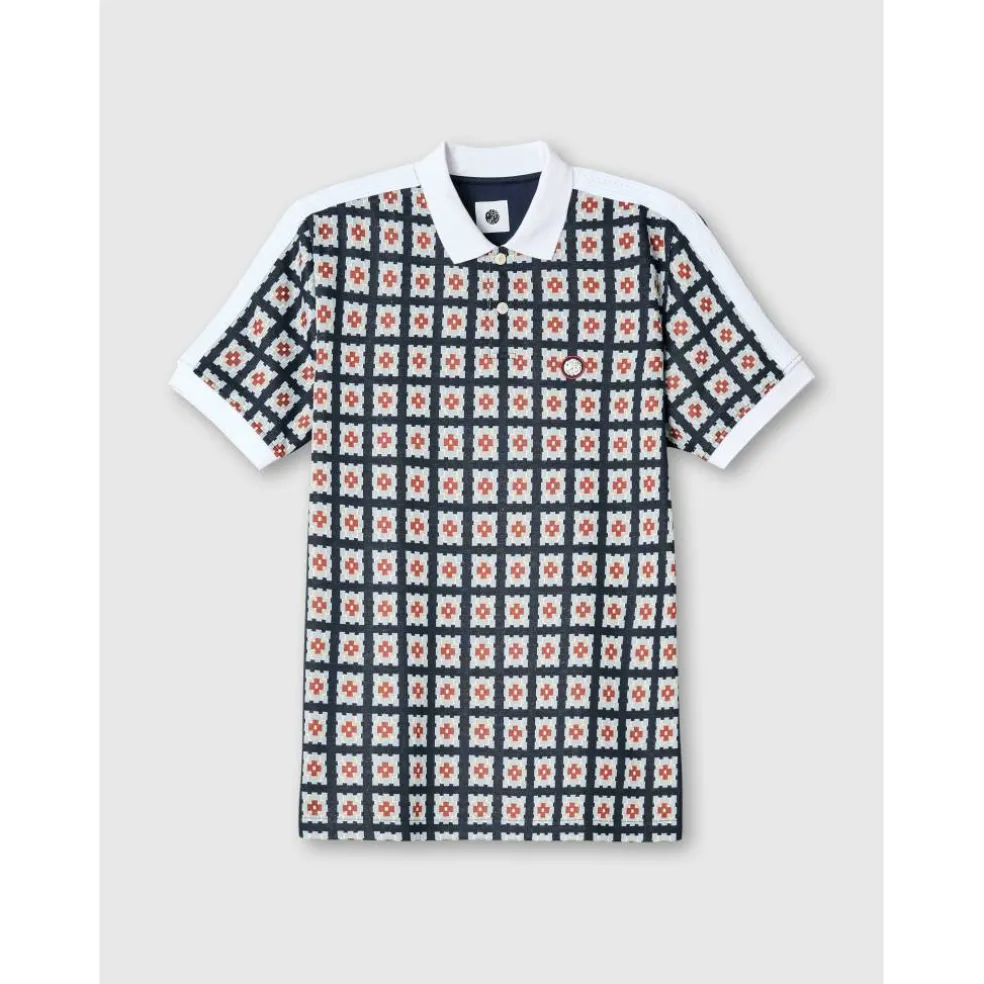 Men's PG Timperley Geo Short-Sleeve Polo Shirt