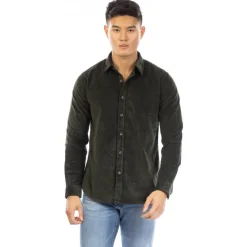 Men's Plain Long Sleeve Shirt