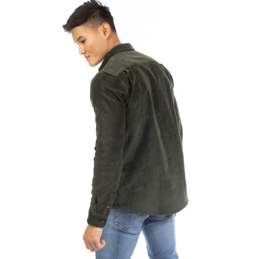 Men's Plain Long Sleeve Shirt