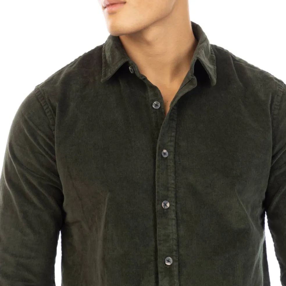 Men's Plain Long Sleeve Shirt