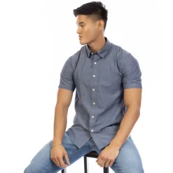 Men's Plain Short Sleeve Shirt