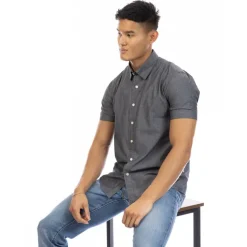 Men's Plain Short Sleeve Shirt