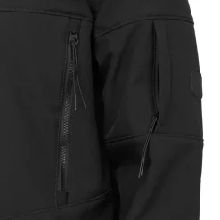 Men's Pocket Hooded Long Sleeve Softshell Jacket