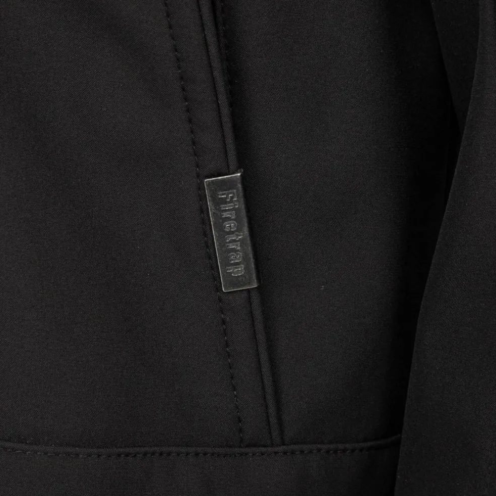 Men's Pocket Hooded Long Sleeve Softshell Jacket