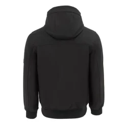Men's Pocket Hooded Long Sleeve Softshell Jacket