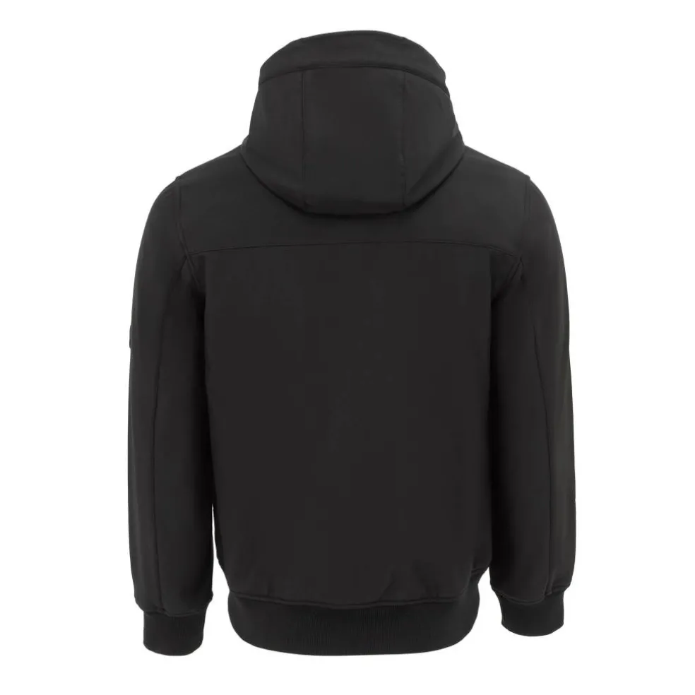 Men's Pocket Hooded Long Sleeve Softshell Jacket