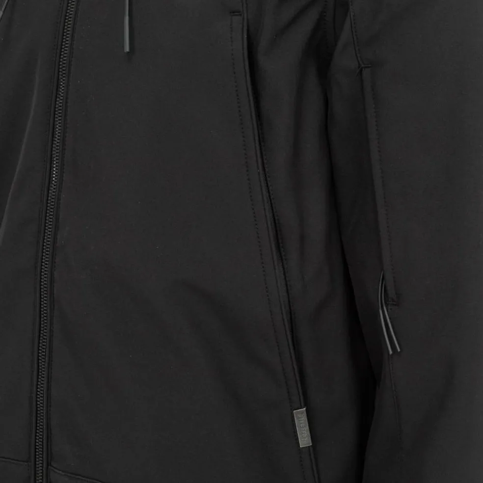 Men's Pocket Hooded Long Sleeve Softshell Jacket