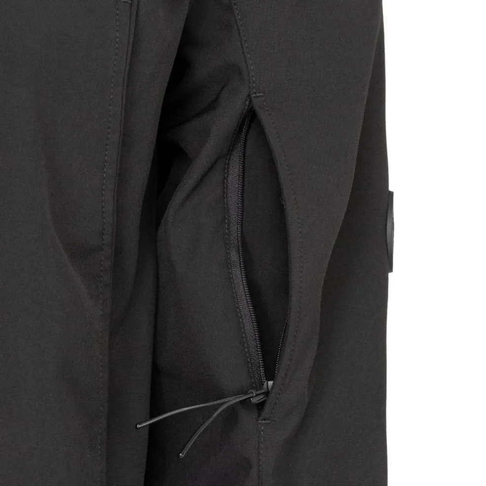 Men's Pocket Hooded Long Sleeve Softshell Jacket