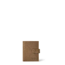 Men's Popper Leather Embossed Billfold Wallet