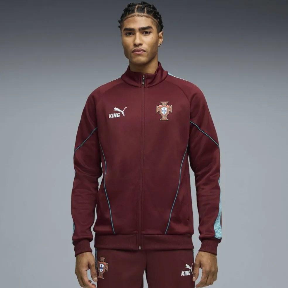 Mens Portugal Tracksuit Top World Cup 2026