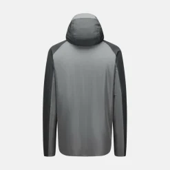 Men's Raise Waterproof Breathable Hooded Ski Jacket