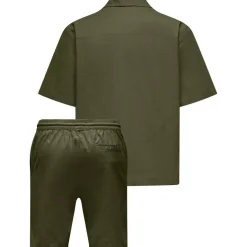 Mens Resort Shirt and Shorts Set