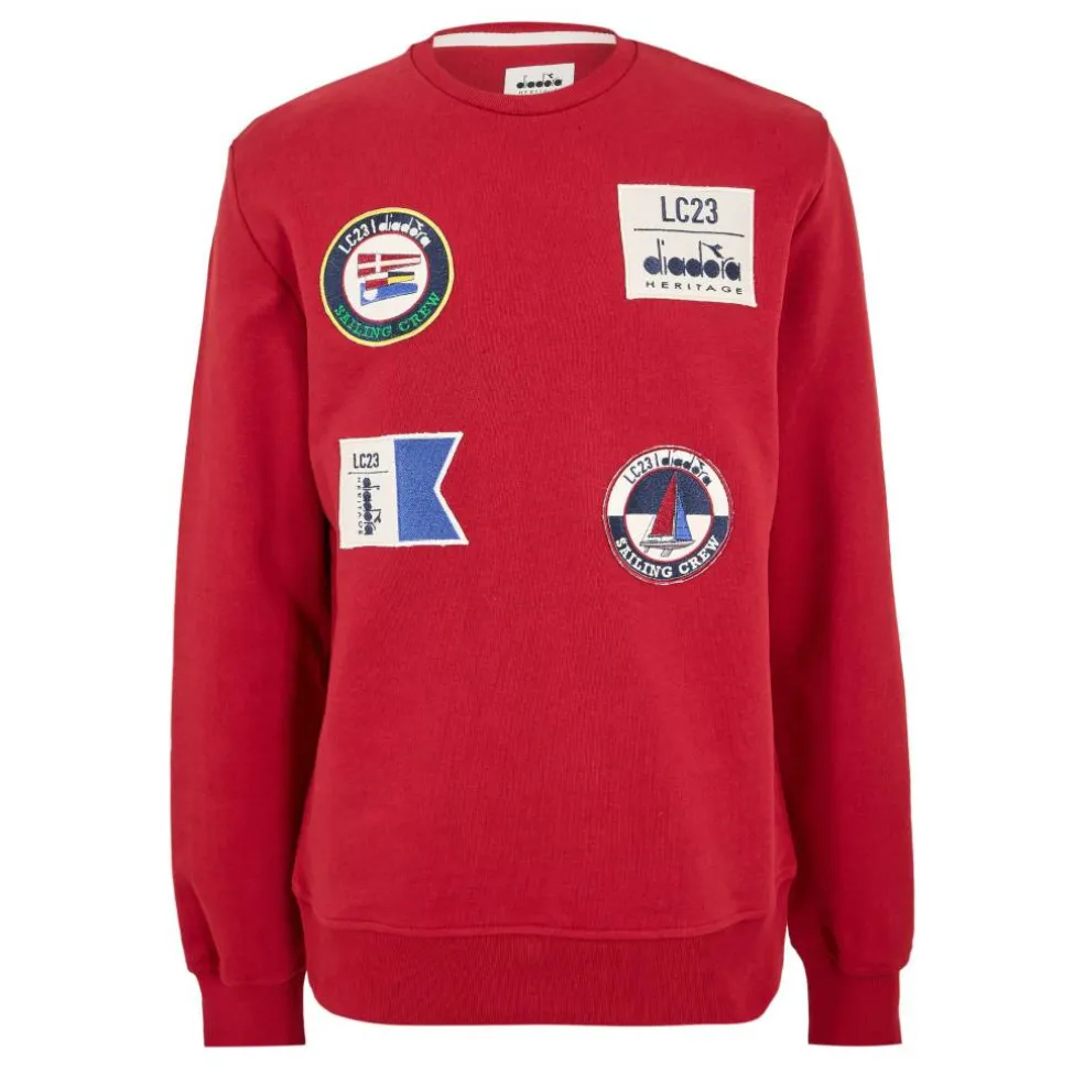 Men's Sailing Patch Crew Sweatshirt