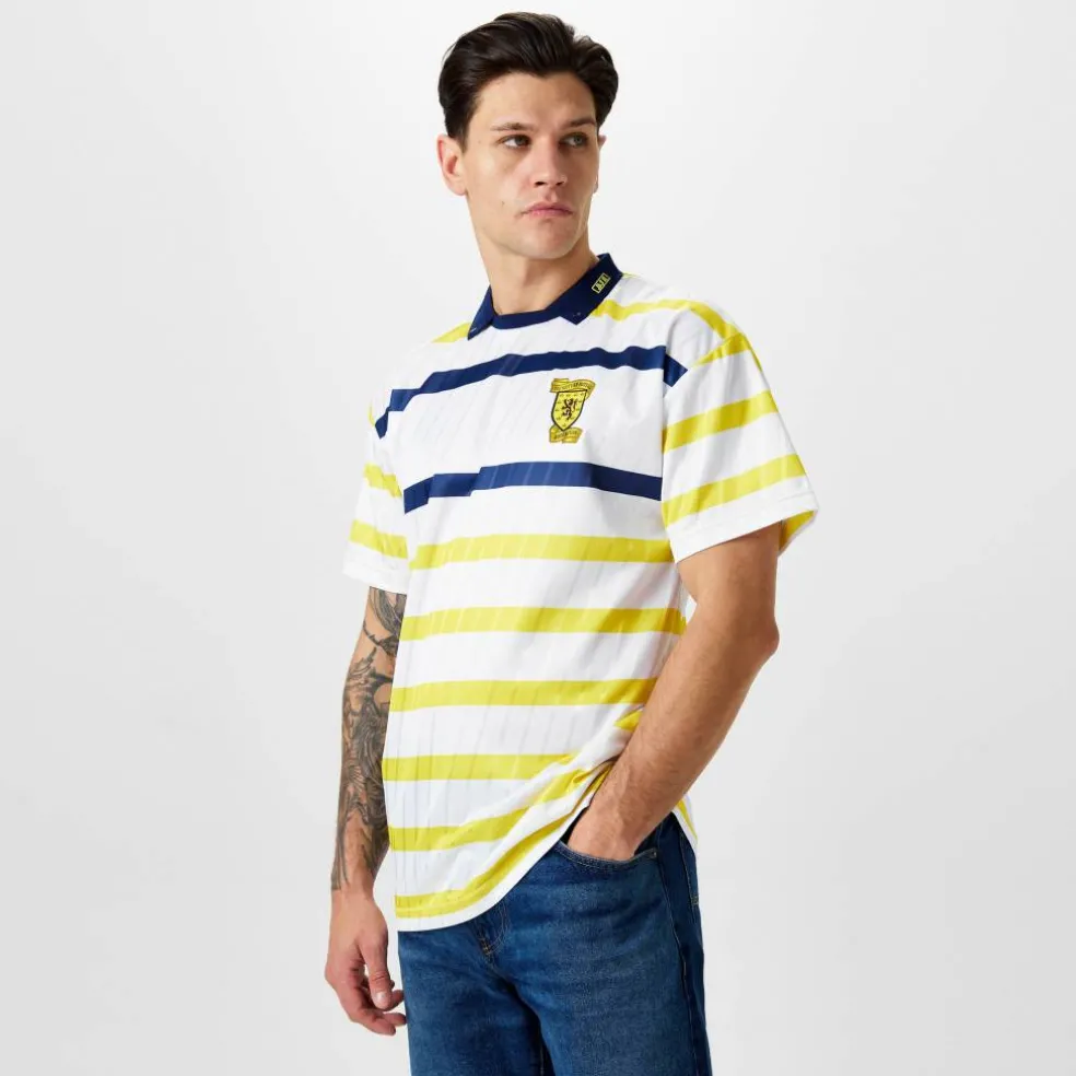 Men's Scotland '90 Away Retro Football Shirts