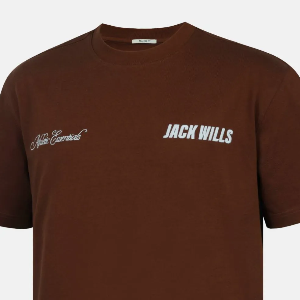 Men's Script Mix Cotton Short Sleeve Oversized T-Shirt