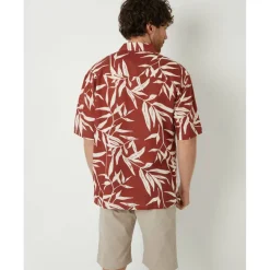 Men's Short-Sleeve Patterned Shirt