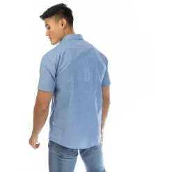 Men's Short Sleeve Plain Shirt