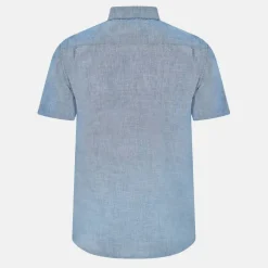 Men's Short Sleeve Plain Shirt