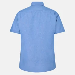 Men's Short Sleeve Plain Shirt