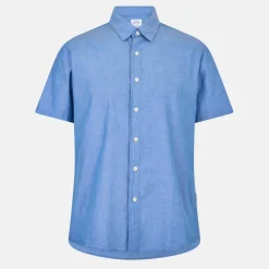 Men's Short Sleeve Plain Shirt