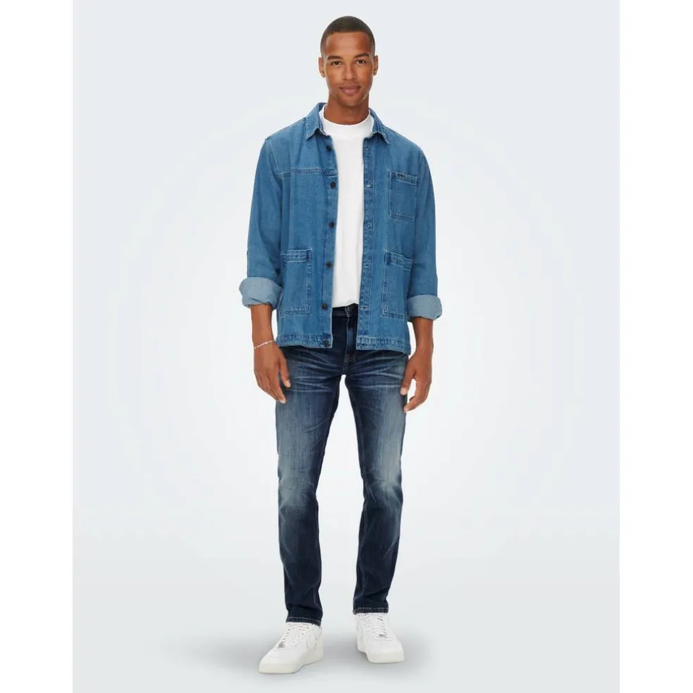 Men's Skinny Tapered Jeans
