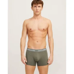 Men's Solid Trunks 3 Pack Boxers