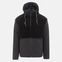 Men's Soul Sherpa Hooded Long Sleeve Hybrid Jacket