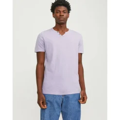 Men's Split Neck Regular Fit T-Shirt