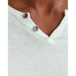 Men's Split Neck Regular Fit T-Shirt