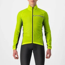 Men's Squadra Wind Shell Stretch Performance Cycling Jacket