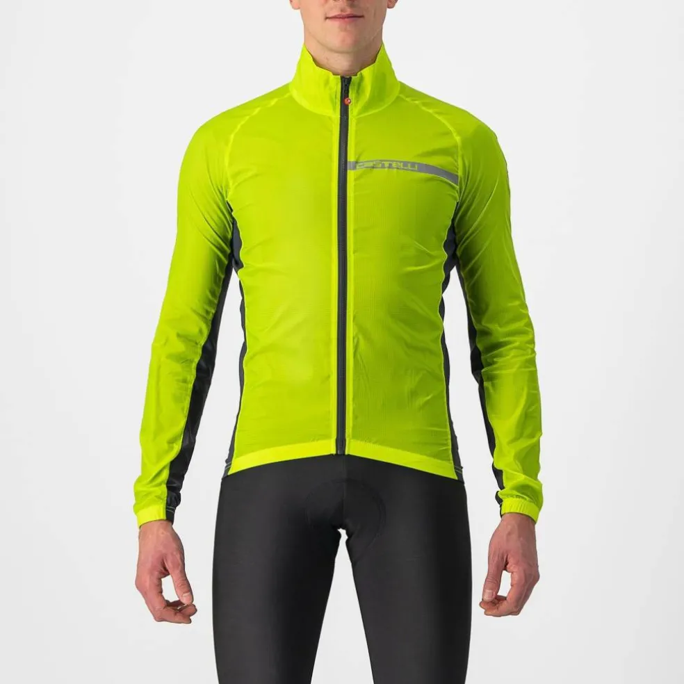 Men's Squadra Wind Shell Stretch Performance Cycling Jacket