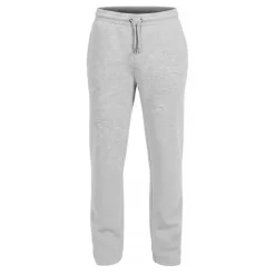 Men's Straight Leg Open Hem Fleece Jogging Bottoms